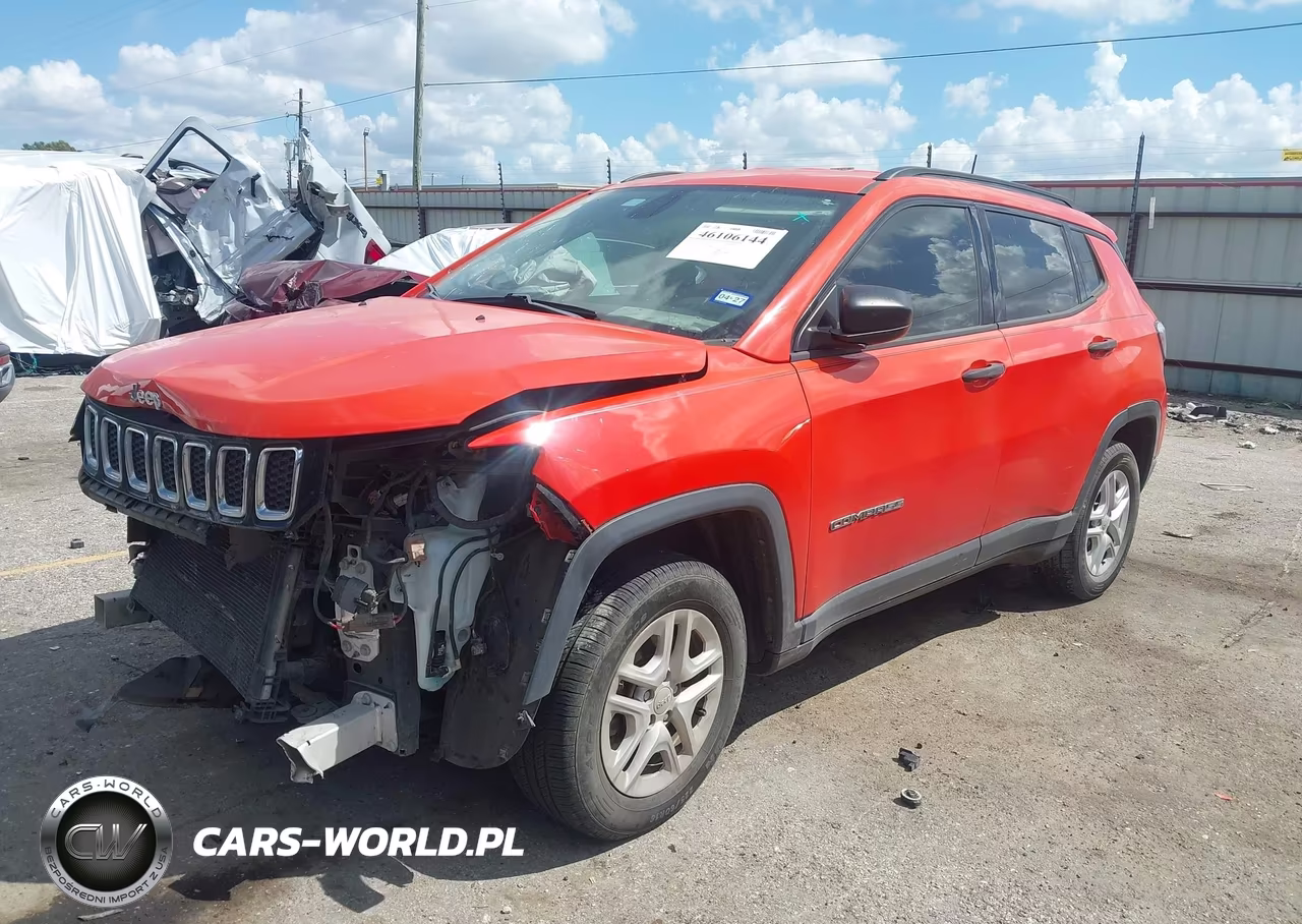 2018 Jeep Compass Sport Fwd VIN:3C4NJCAB9JT204515 - 2