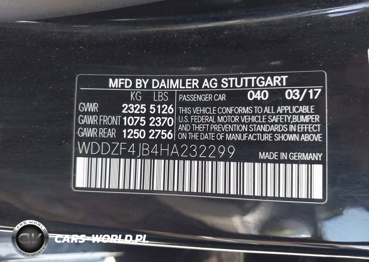 2017 Mercedes-Benz E 300 VIN:WDDZF4JB4HA232299 - 9