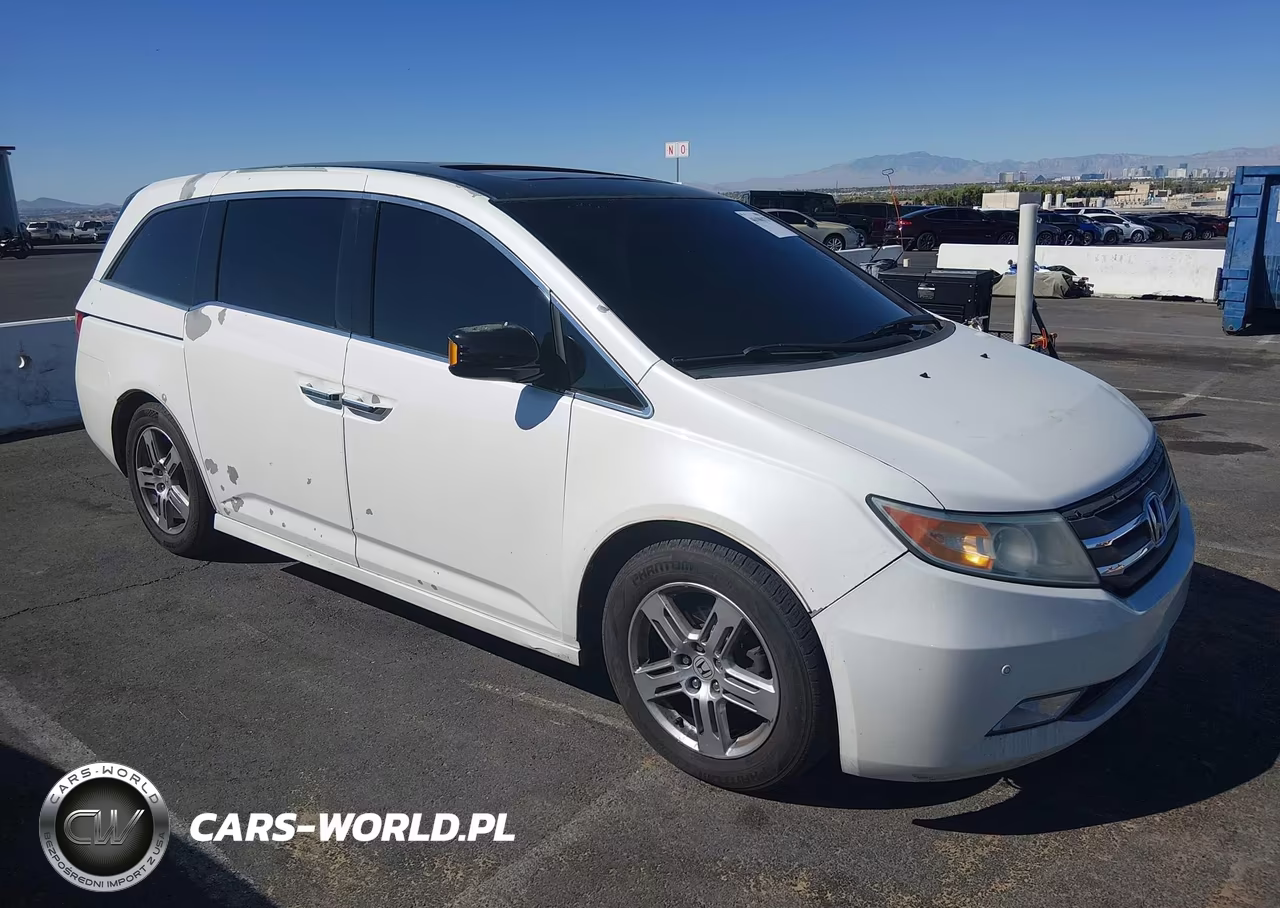 2012 Honda Odyssey Touring-Touring Elite VIN:5FNRL5H96CB041091 - 1