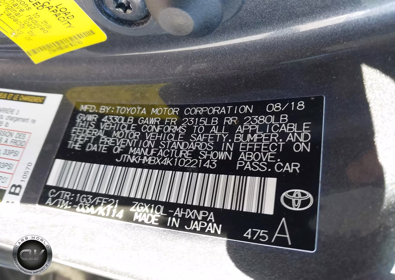 2019 Toyota C-Hr Xle VIN:JTNKHMBX4K1022143 - 9