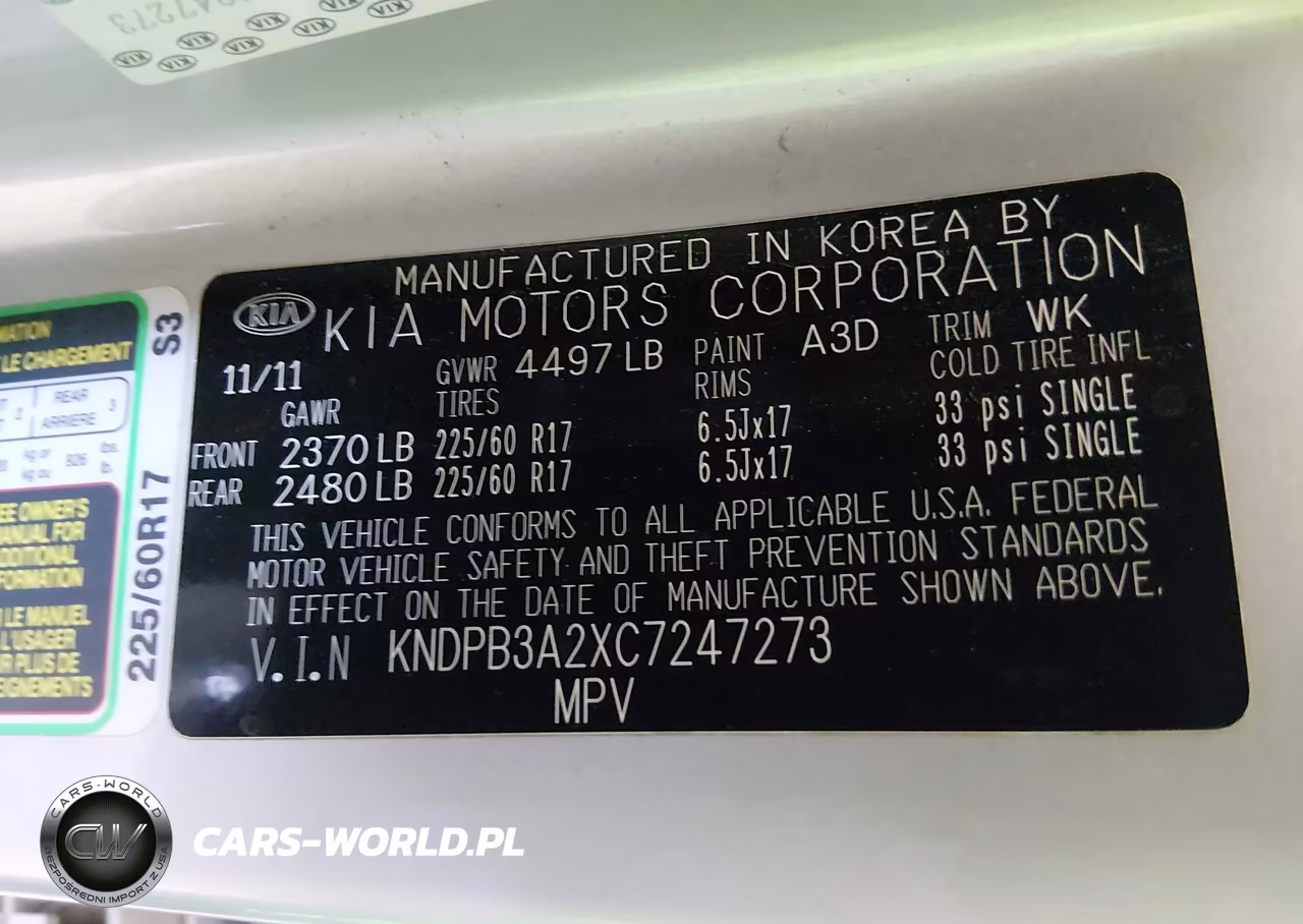 2012 Kia Sportage Lx VIN:KNDPB3A2XC7247273 - 9