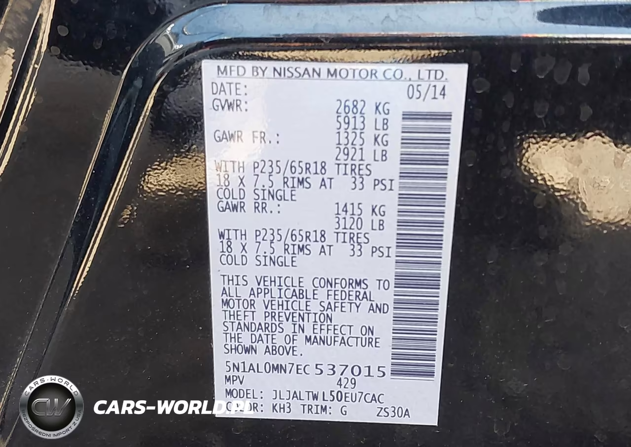 2014 Infiniti Qx60 VIN:5N1AL0MN7EC537015 - 9