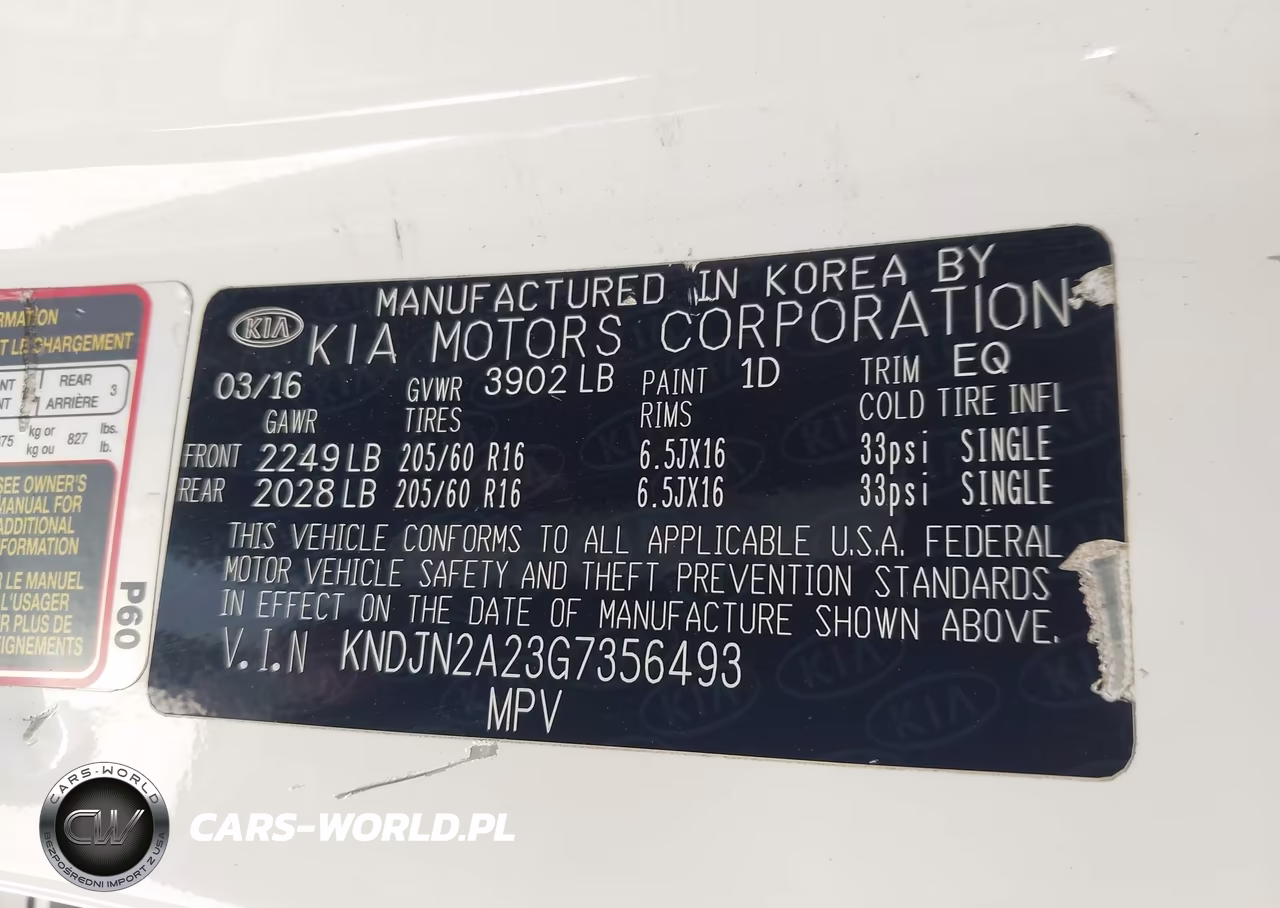 2016 Kia Soul VIN:KNDJN2A23G7356493 - 9