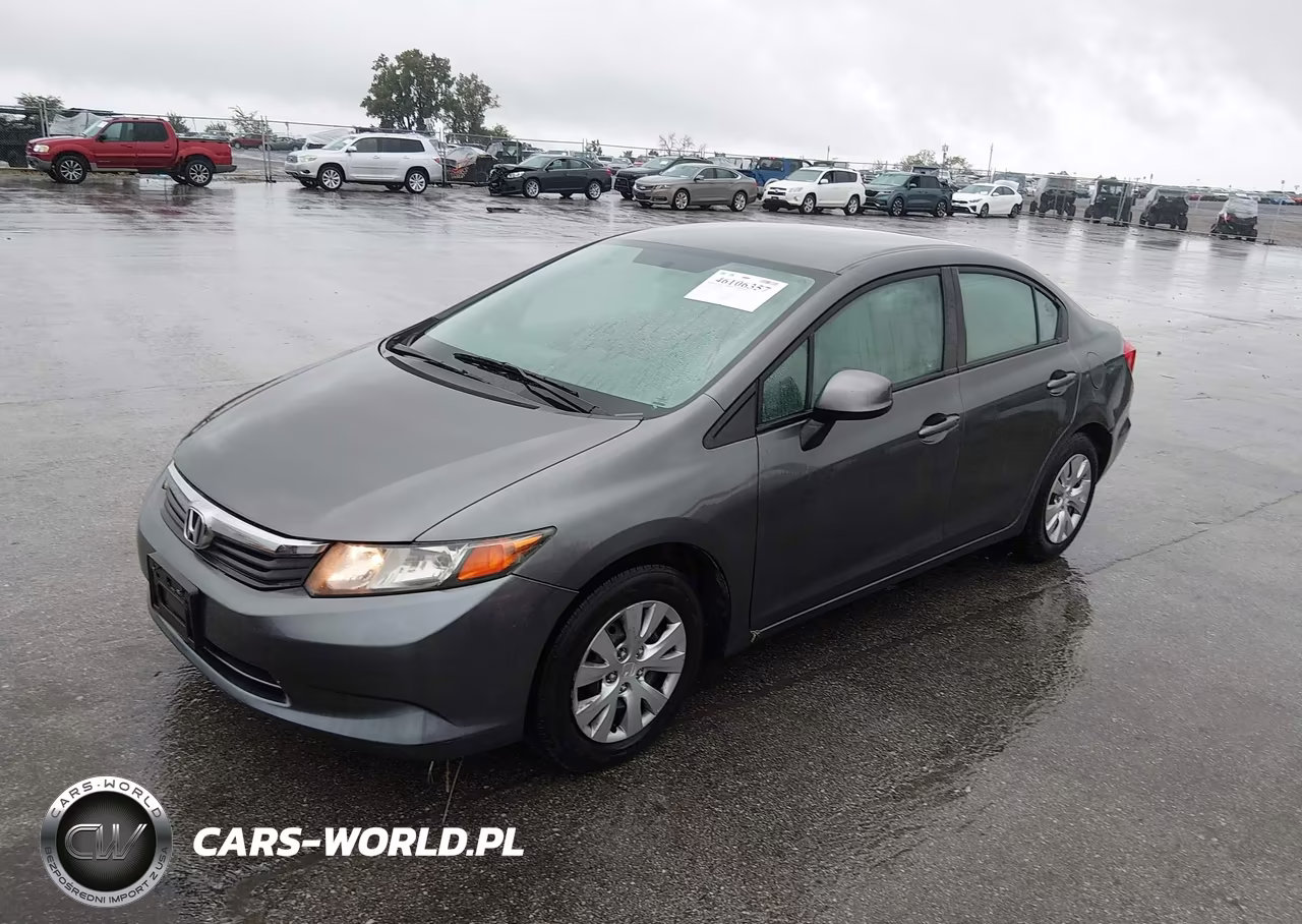 2012 Honda Civic Lx VIN:19XFB2F51CE042675 - 2