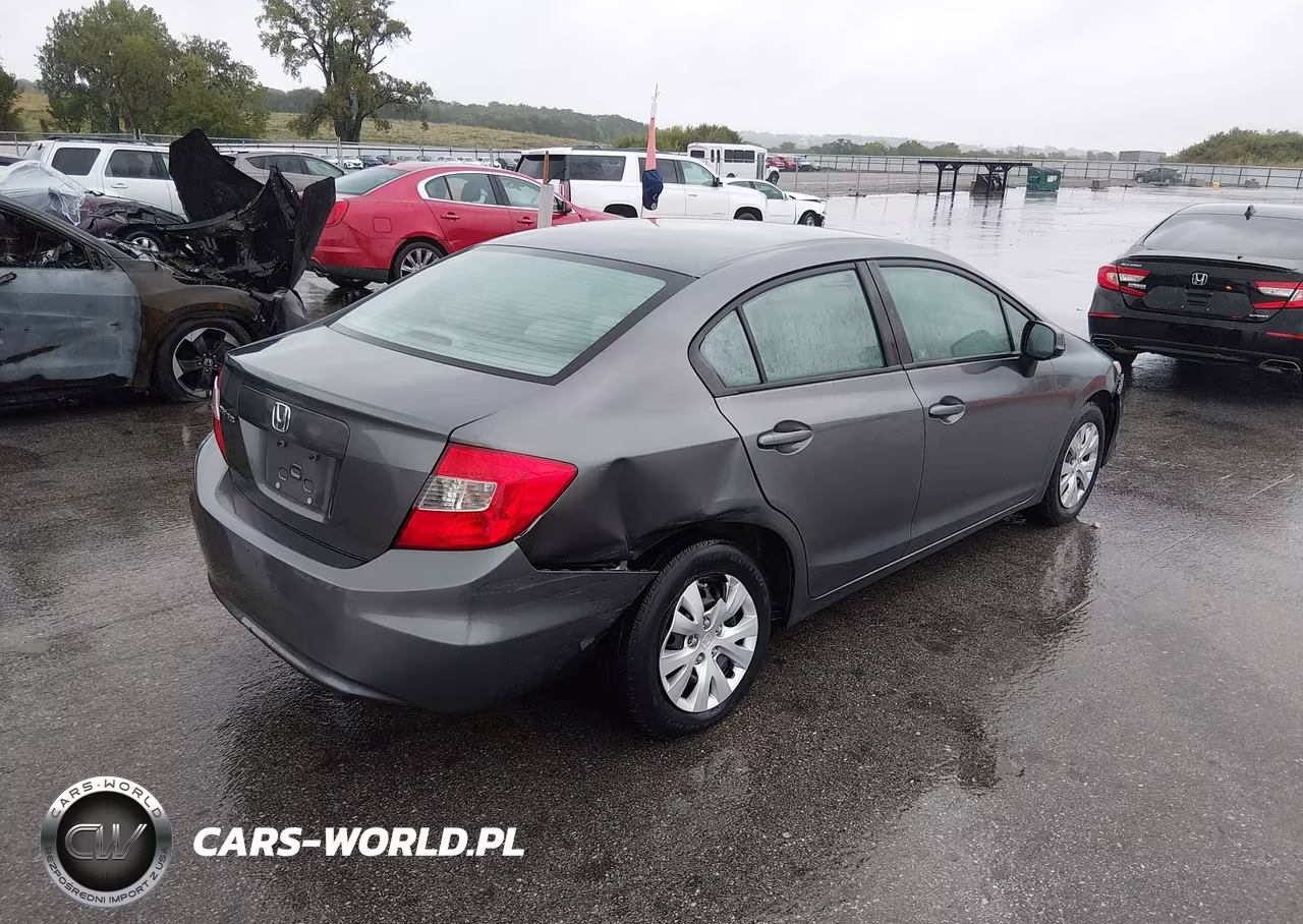 2012 Honda Civic Lx VIN:19XFB2F51CE042675 - 4
