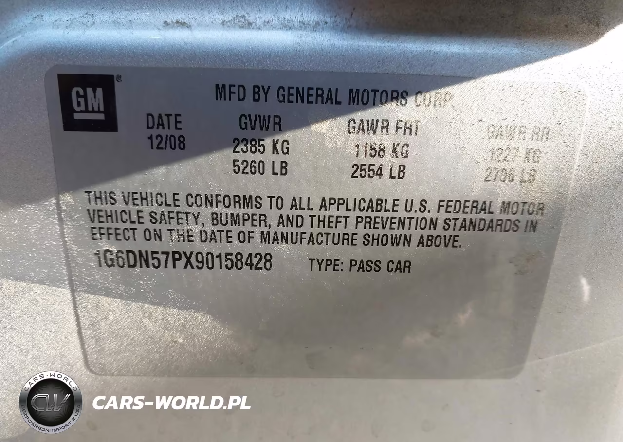 2009 Cadillac Cts-V VIN:1G6DN57PX90158428 - 9