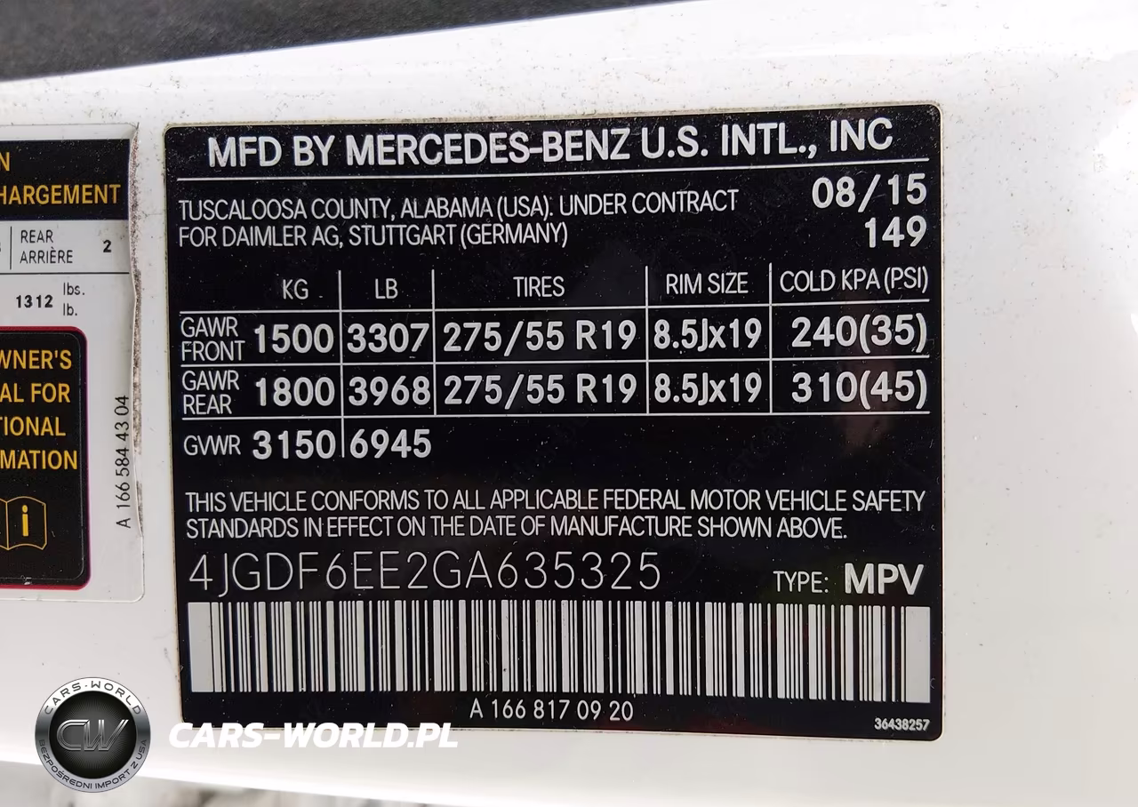 2016 Mercedes-Benz Gl 450 4Matic VIN:4JGDF6EE2GA635325 - 9