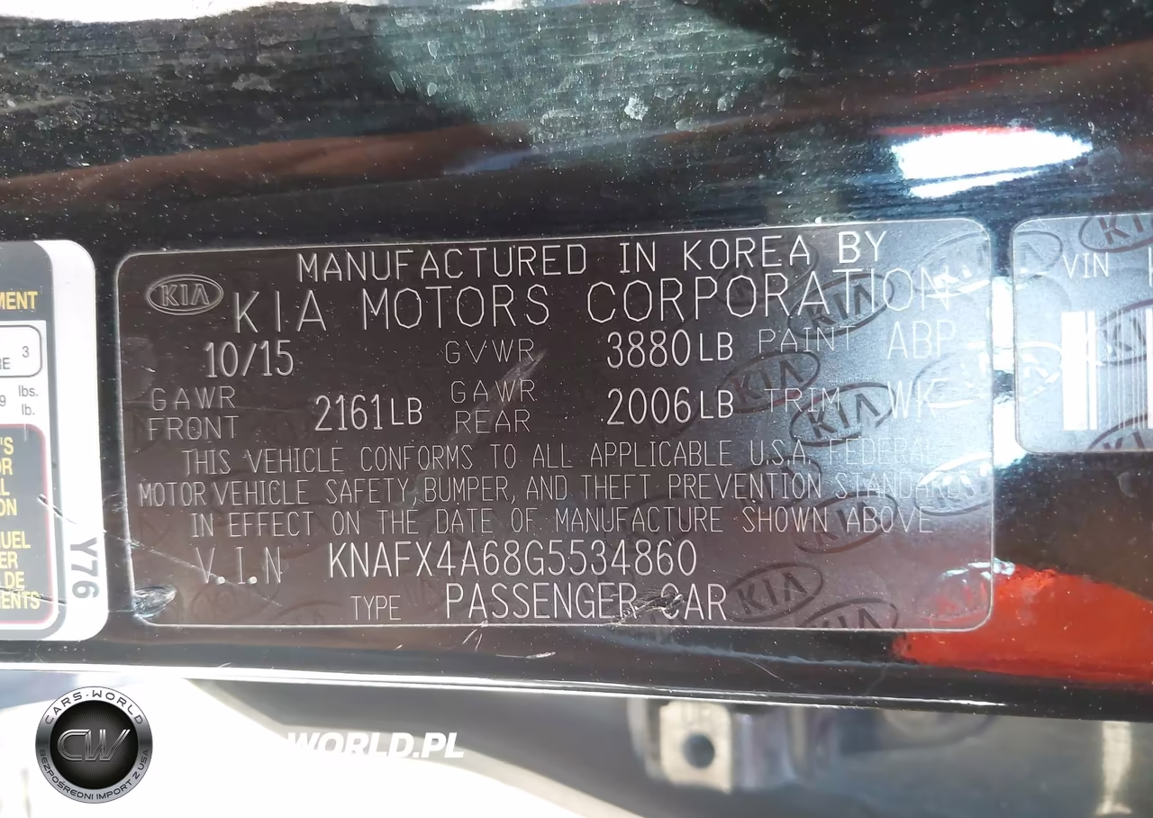 2016 Kia Forte Lx VIN:KNAFX4A68G5534860 - 9