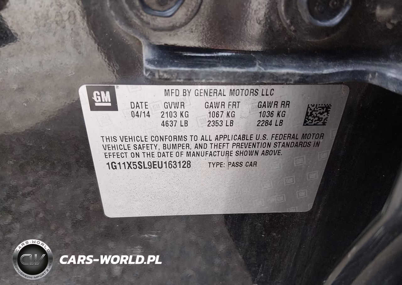 2014 Chevrolet Impala 1Fl VIN:1G11X5SL9EU163128 - 9