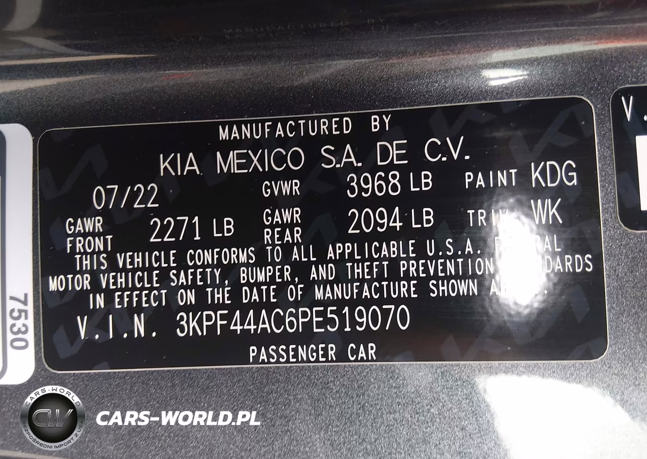 2023 Kia Forte Gt VIN:3KPF44AC6PE519070 - 9