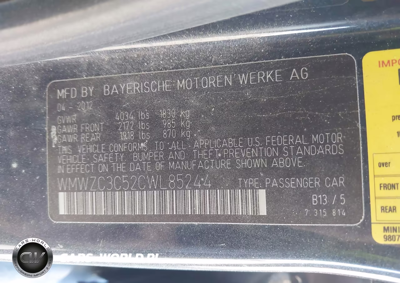2012 Mini Cooper S Countryman VIN:WMWZC3C52CWL85244 - 9
