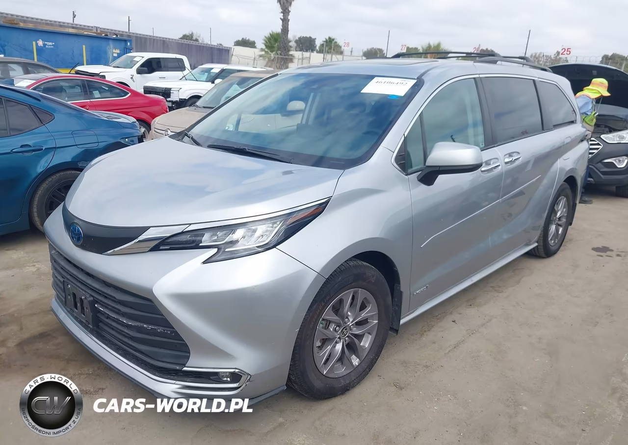 2021 Toyota Sienna Xle VIN:5TDYRKEC1MS045684 - 2