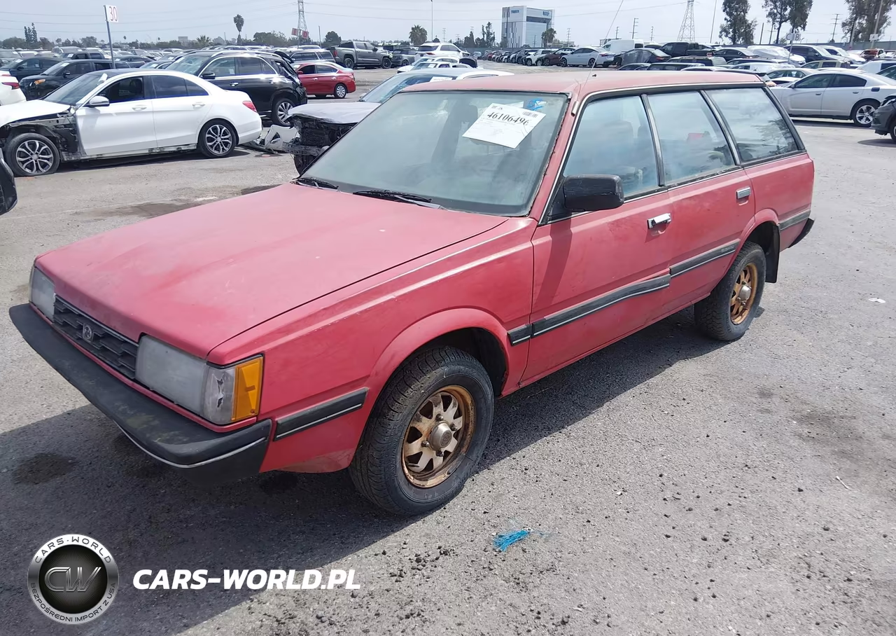 1986 Subaru Gl 4Wd VIN:JF2AN53BXGE400761 - 2