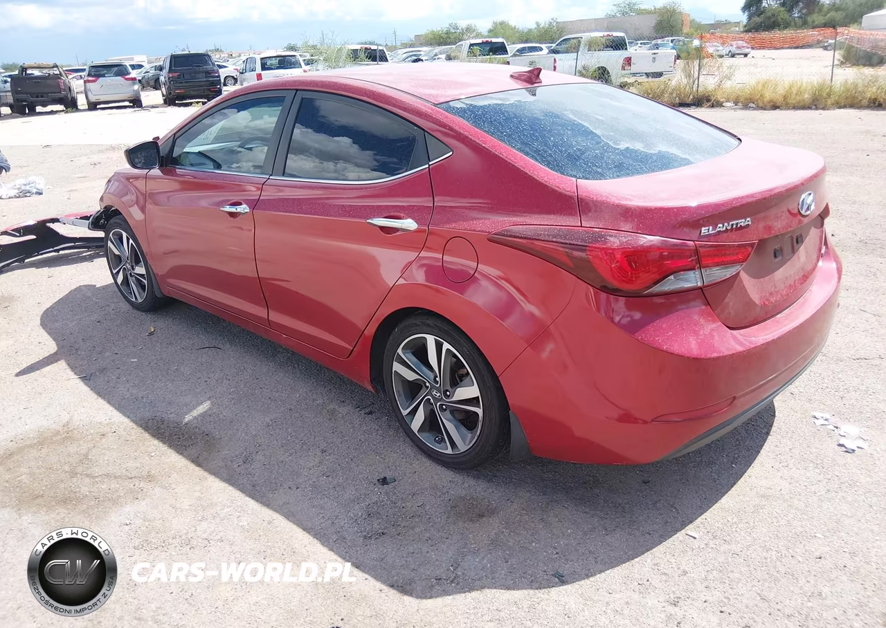 2014 Hyundai Elantra Limited VIN:KMHDH4AEXEU168204 - 3