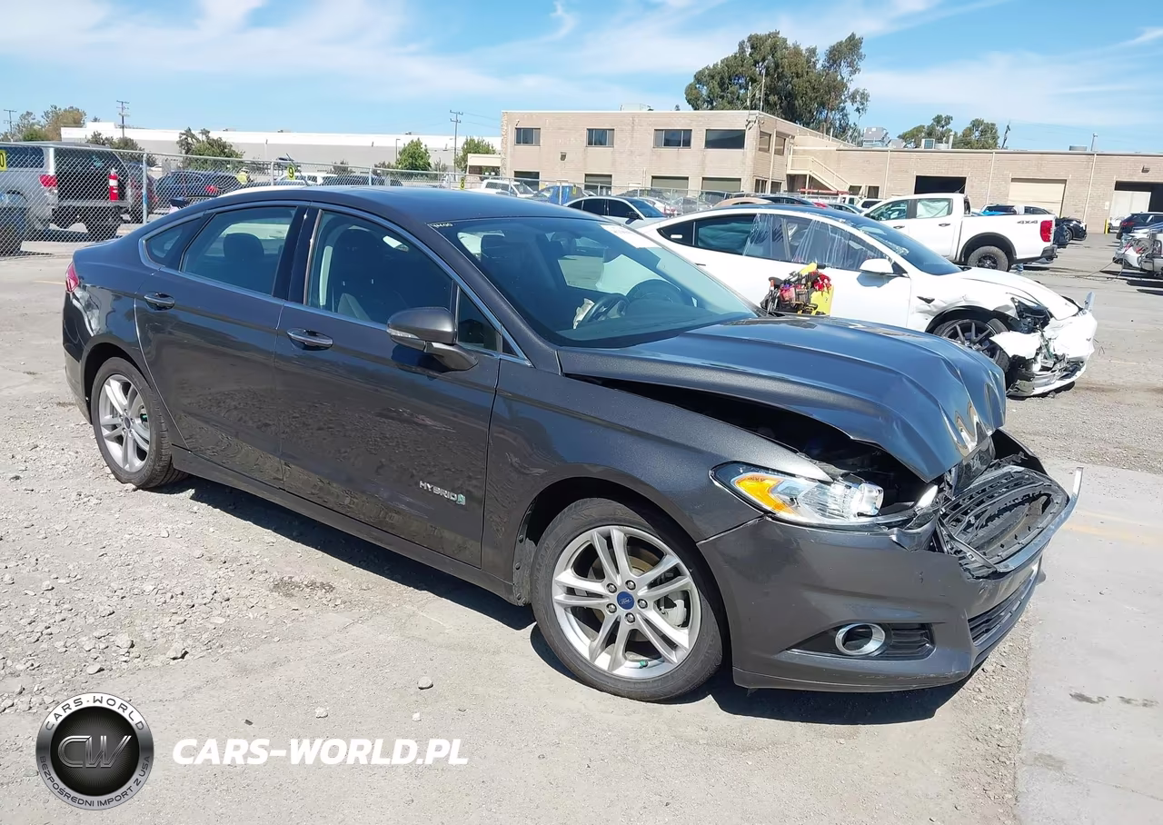 2016 Ford Fusion Hybrid Titanium VIN:3FA6P0RU6GR240374 - 1