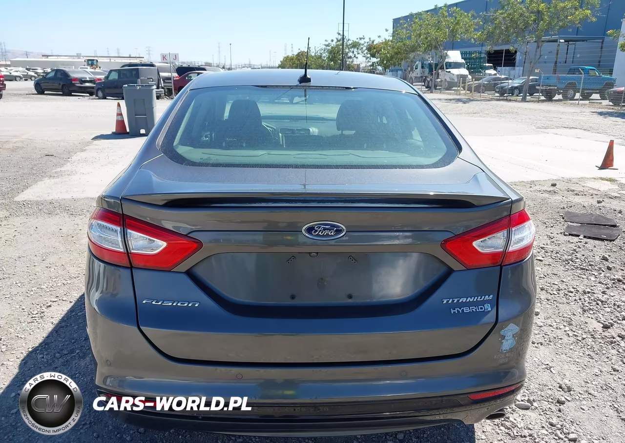 2016 Ford Fusion Hybrid Titanium VIN:3FA6P0RU6GR240374 - 16