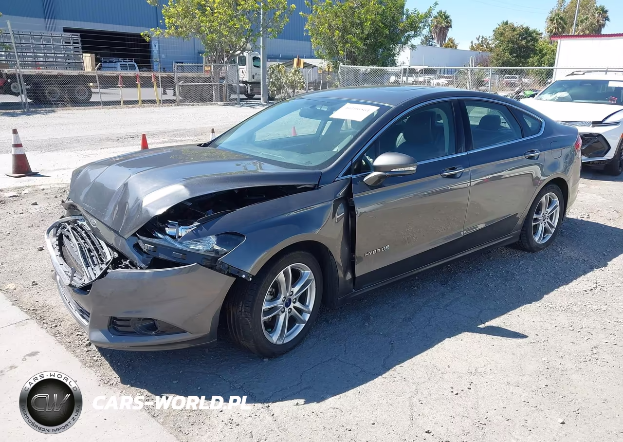 2016 Ford Fusion Hybrid Titanium VIN:3FA6P0RU6GR240374 - 2