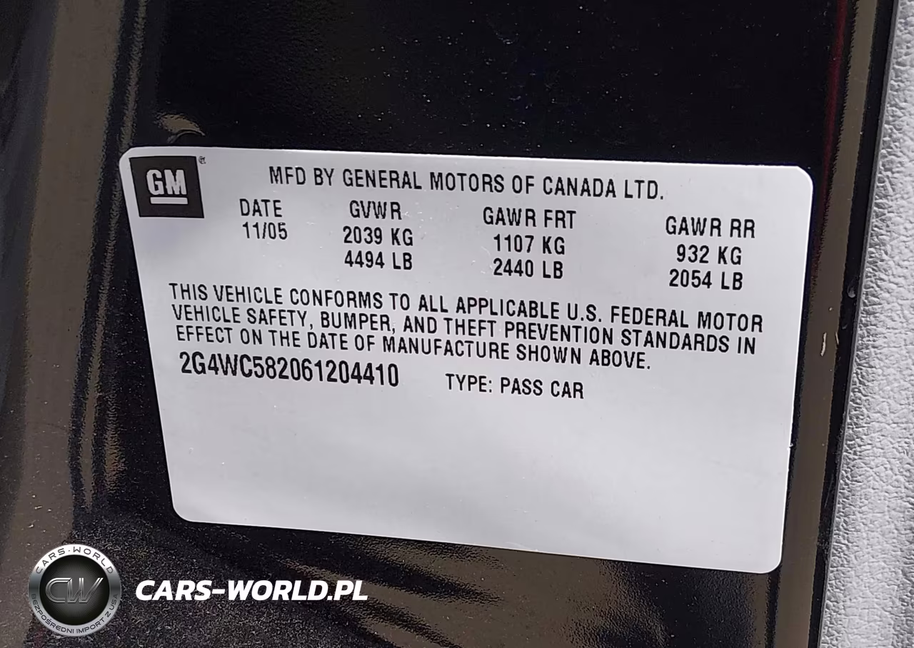 2006 Buick Lacrosse Cx VIN:2G4WC582061204410 - 9