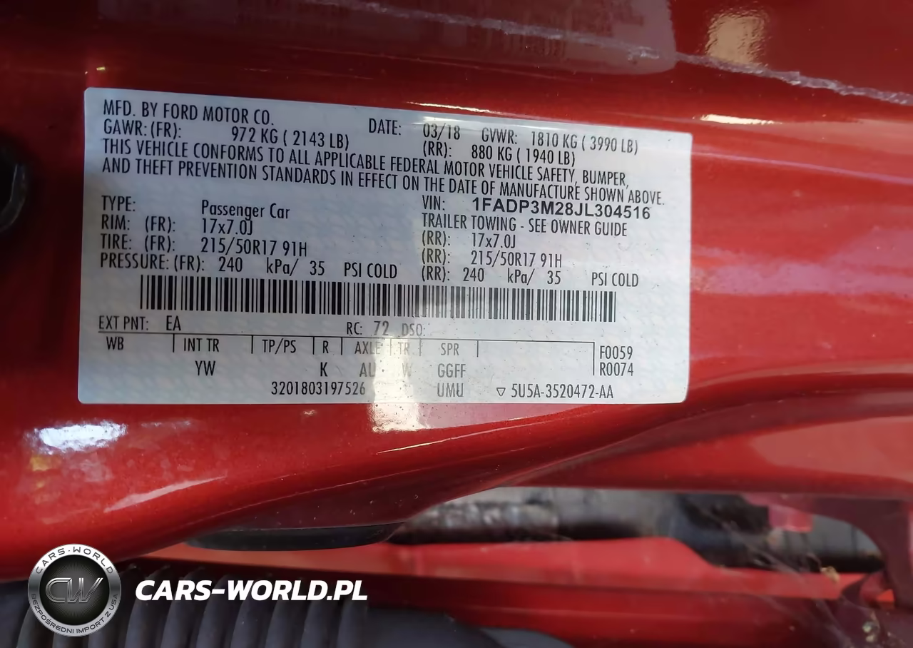 2018 Ford Focus Sel VIN:1FADP3M28JL304516 - 9