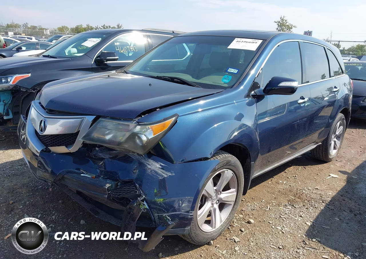 2013 Acura Mdx VIN:2HNYD2H2XDH505869 - 2
