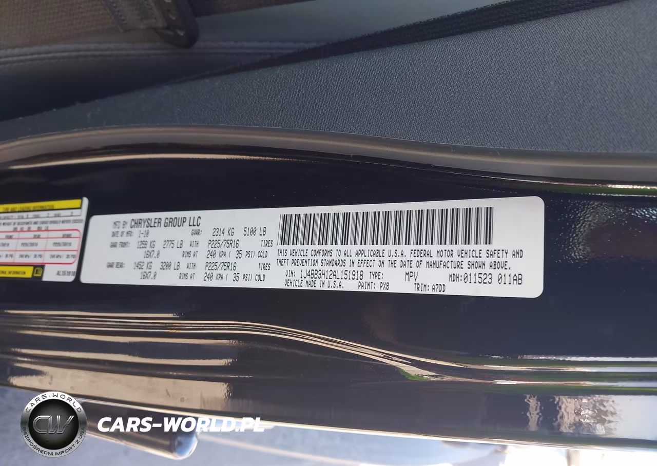 2010 Jeep Wrangler Unlimited Sport VIN:1J4BB3H12AL151918 - 9