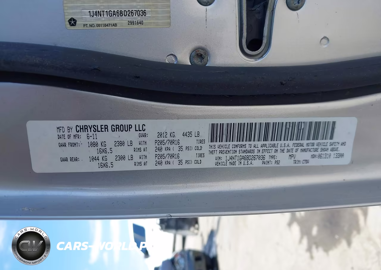 2011 Jeep Patriot Sport VIN:1J4NT1GA6BD267036 - 9
