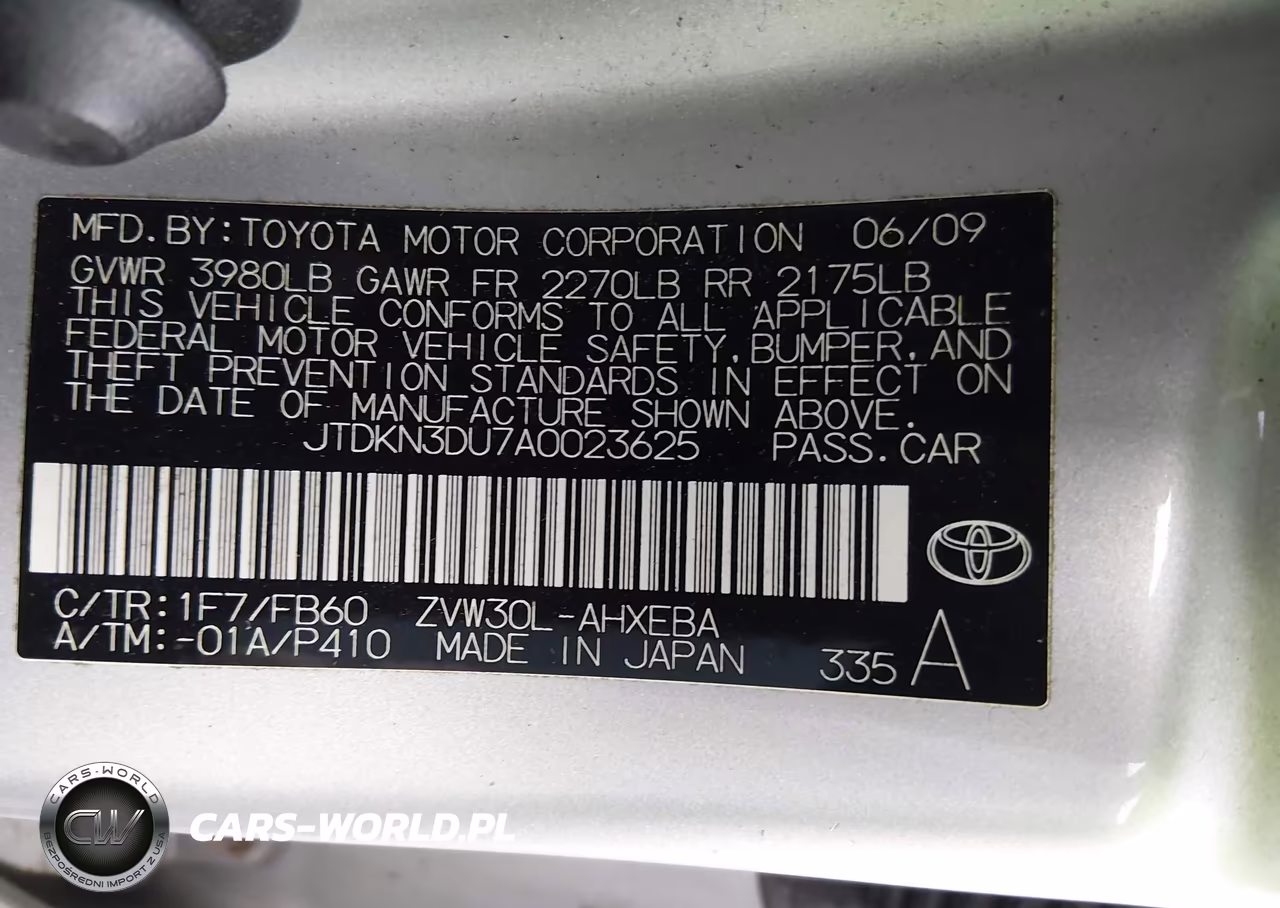 2010 Toyota Prius Ii VIN:JTDKN3DU7A0023625 - 9