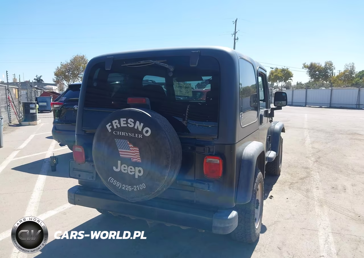 2004 Jeep Wrangler Sport Rhd VIN:1J4F449S04P717743 - 4