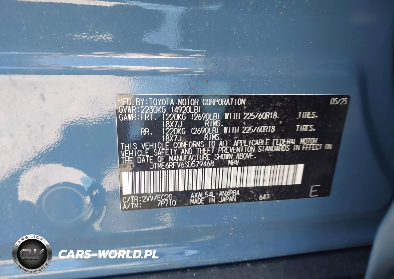 2025 Toyota Rav4 Hybrid Xse VIN:JTME6RFV6SD579468 - 9