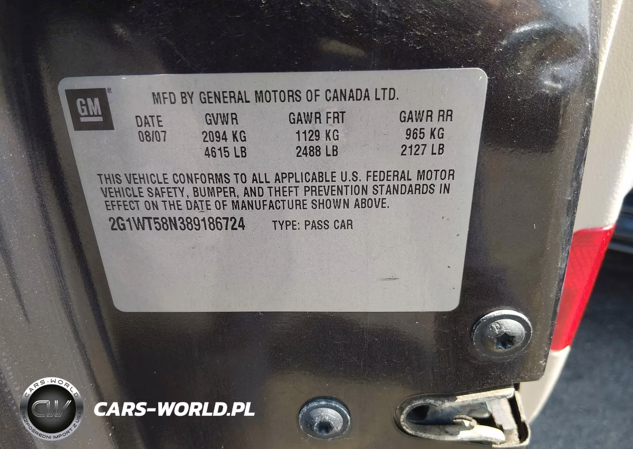 2008 Chevrolet Impala Lt VIN:2G1WT58N389186724 - 9