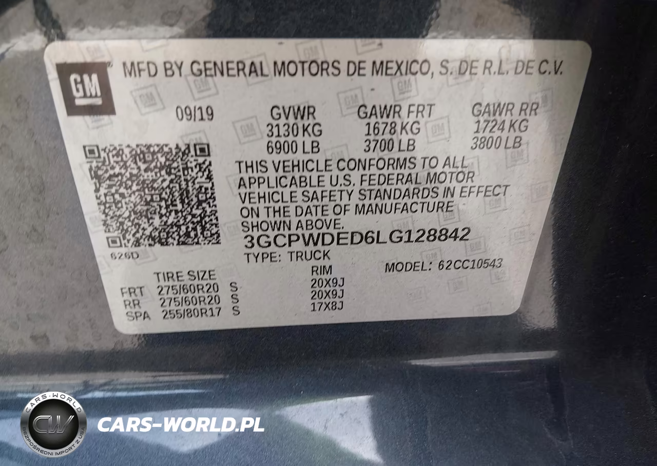 2020 Chevrolet Silverado 1500 2Wd Short Bed Rst VIN:3GCPWDED6LG128842 - 9