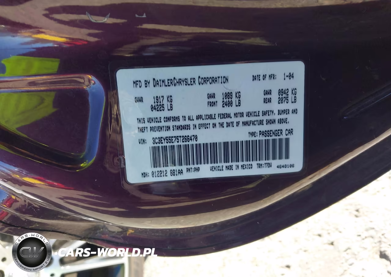 2005 Chrysler Pt Cruiser Touring VIN:3C3EY55E75T266470 - 9