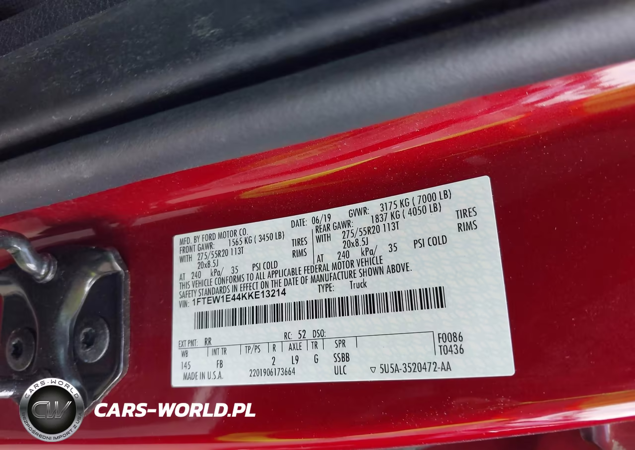2019 Ford F-150 Xlt VIN:1FTEW1E44KKE13214 - 9