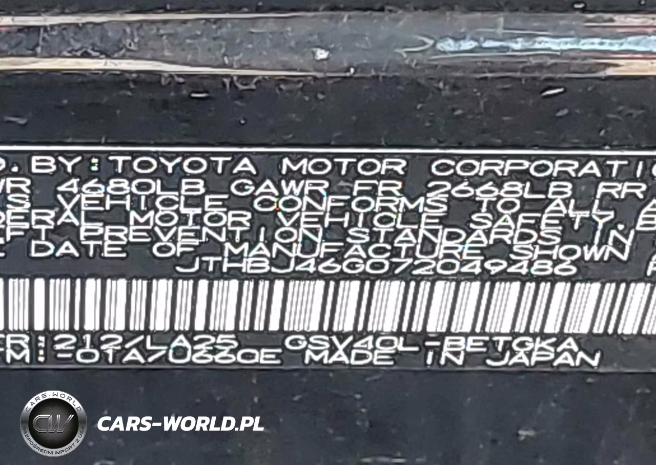 2007 Lexus Es 350 VIN:JTHBJ46G072049486 - 9