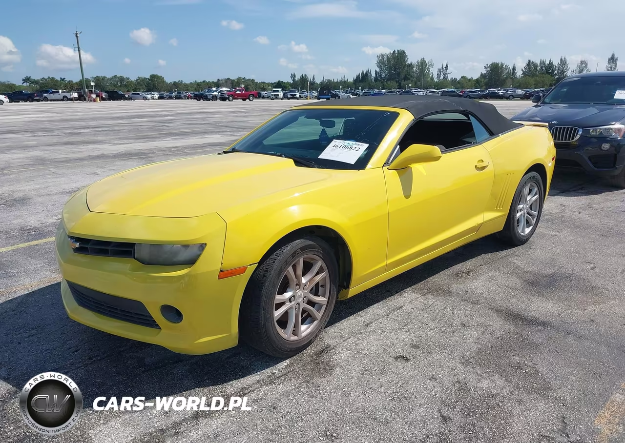 2015 Chevrolet Camaro 1Lt VIN:2G1FD3D32F9103187 - 2