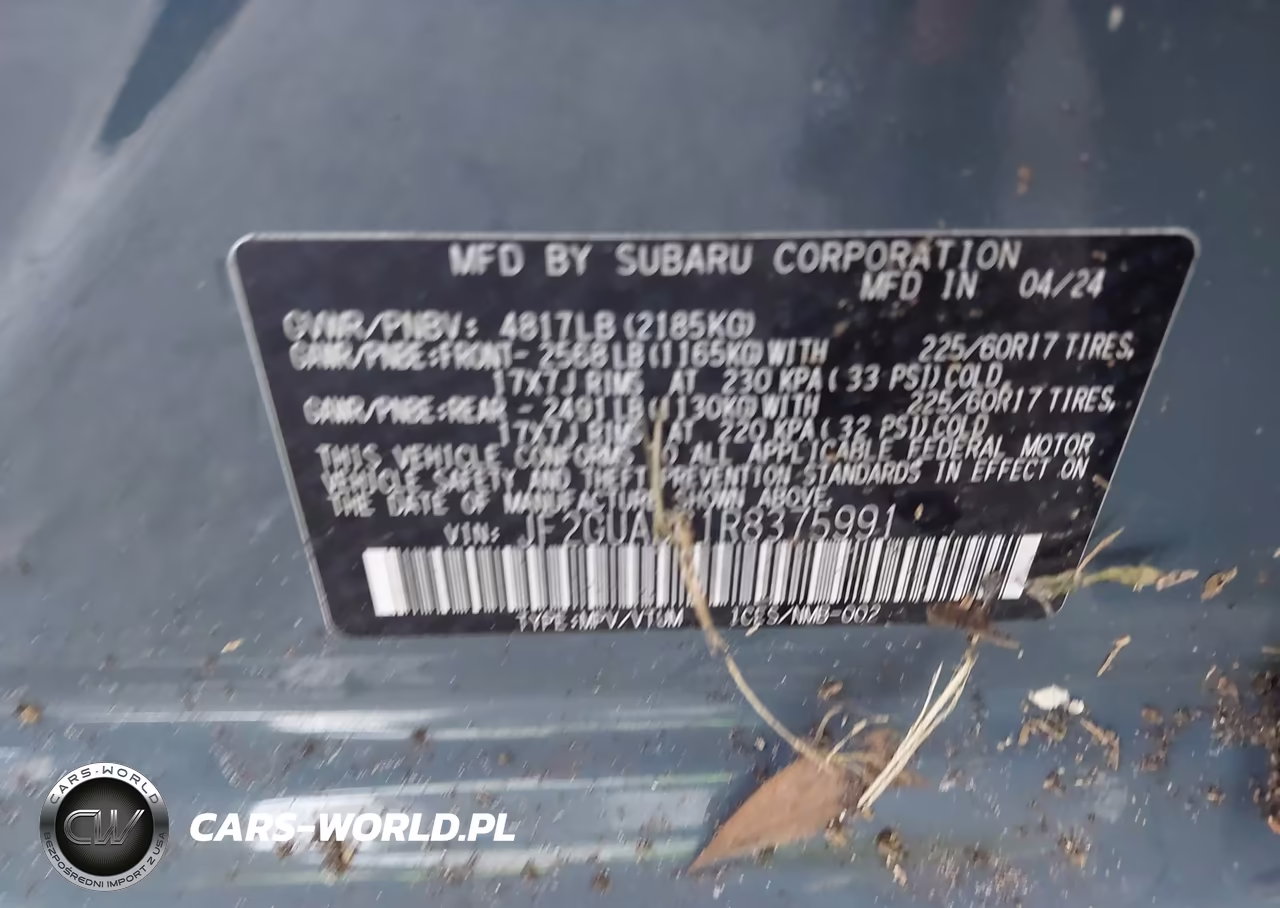 2024 Subaru Crosstrek Premium VIN:JF2GUADC1R8375991 - 9