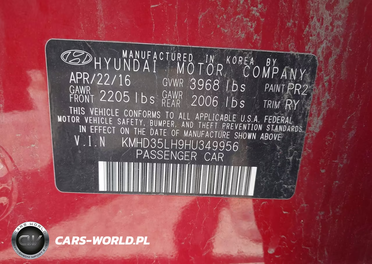 2017 Hyundai Elantra Gt VIN:KMHD35LH9HU349956 - 9