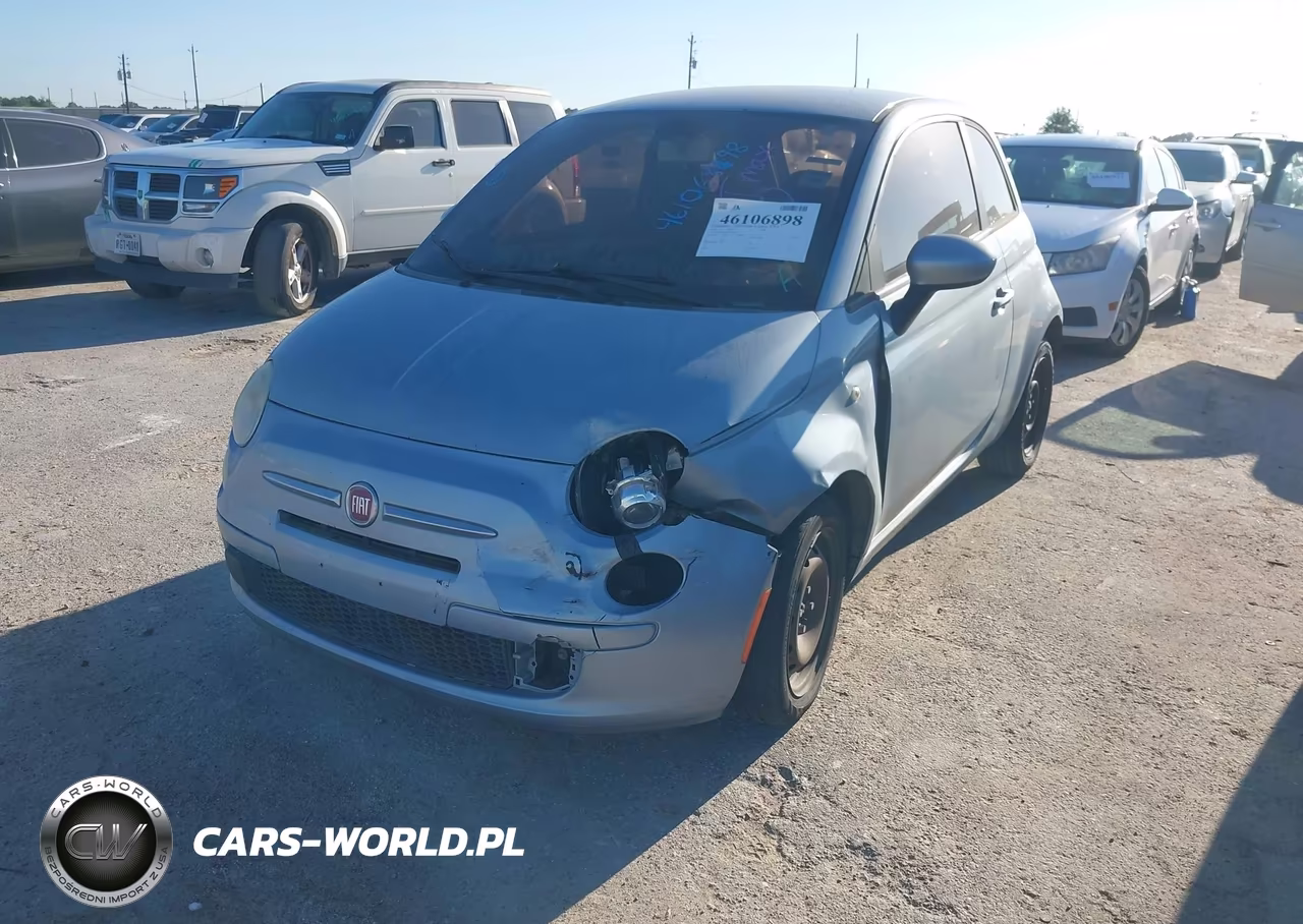 2013 Fiat 500 Pop VIN:3C3CFFAR5DT727921 - 2