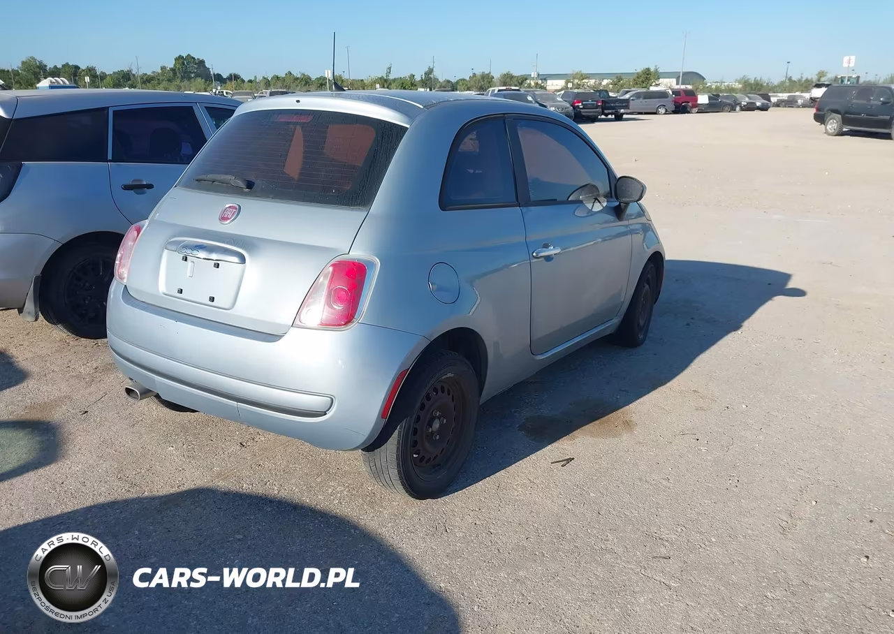 2013 Fiat 500 Pop VIN:3C3CFFAR5DT727921 - 4