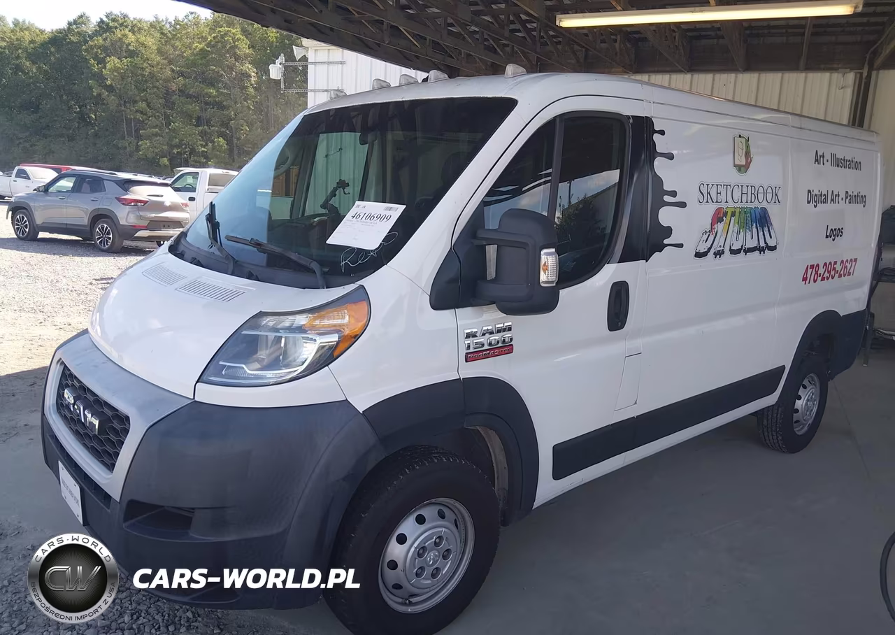 2019 Ram Promaster 1500 Low Roof 136 Wb VIN:3C6TRVAG4KE521350 - 2