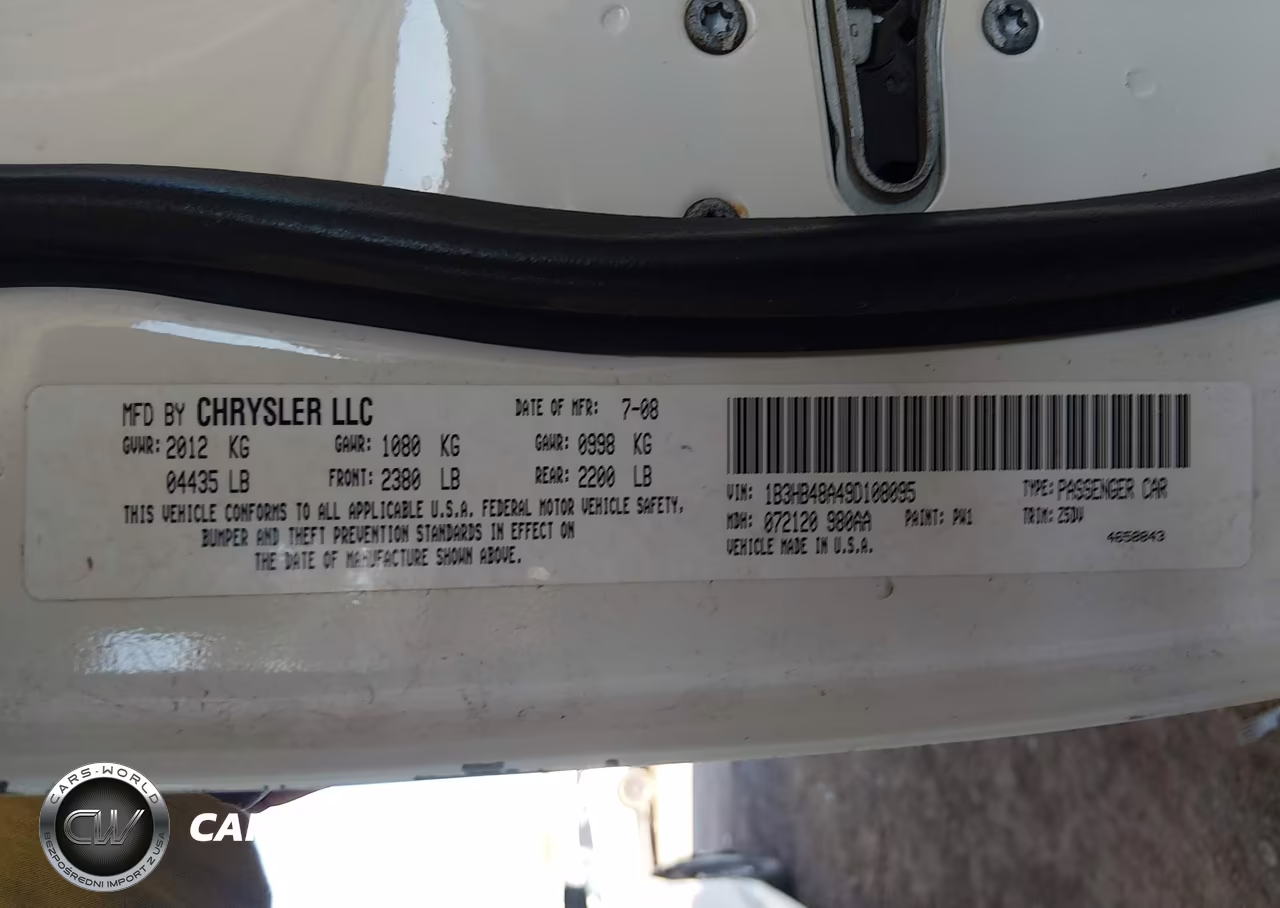 2009 Dodge Caliber Sxt VIN:1B3HB48A49D108095 - 9