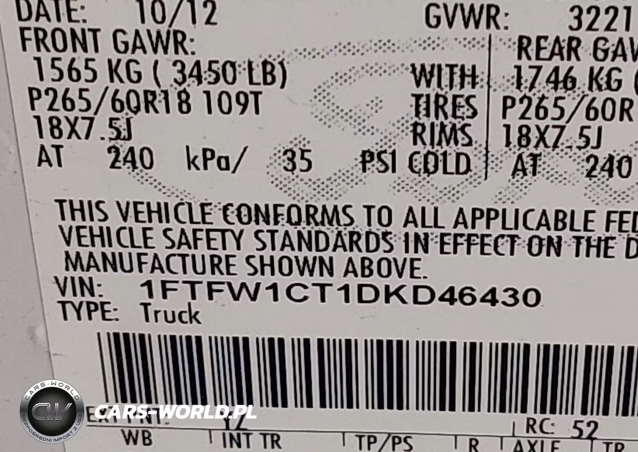 2013 Ford F-150 Xlt VIN:1FTFW1CT1DKD46430 - 9
