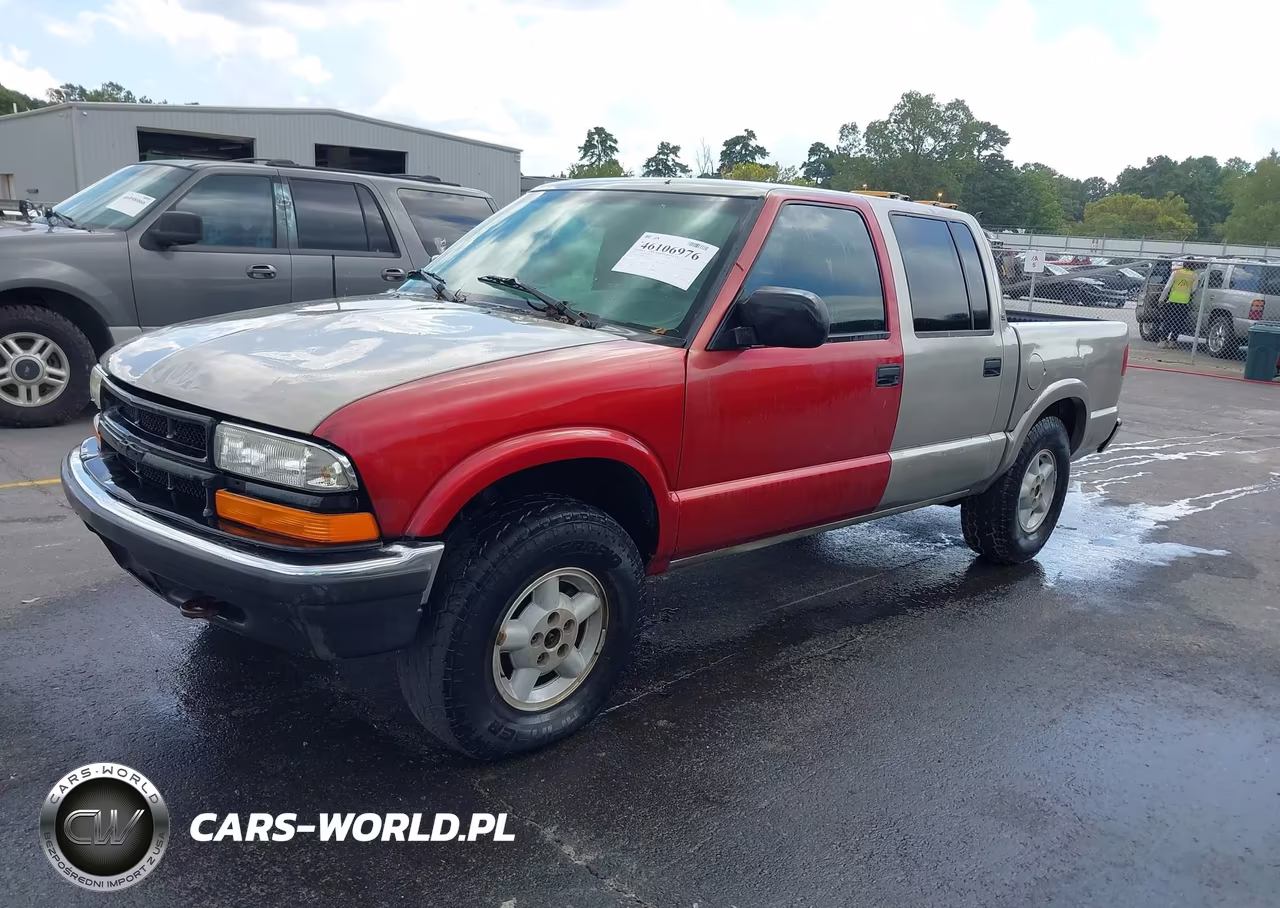 2002 Chevrolet S-10 Ls VIN:1GCDT13W22K209911 - 2