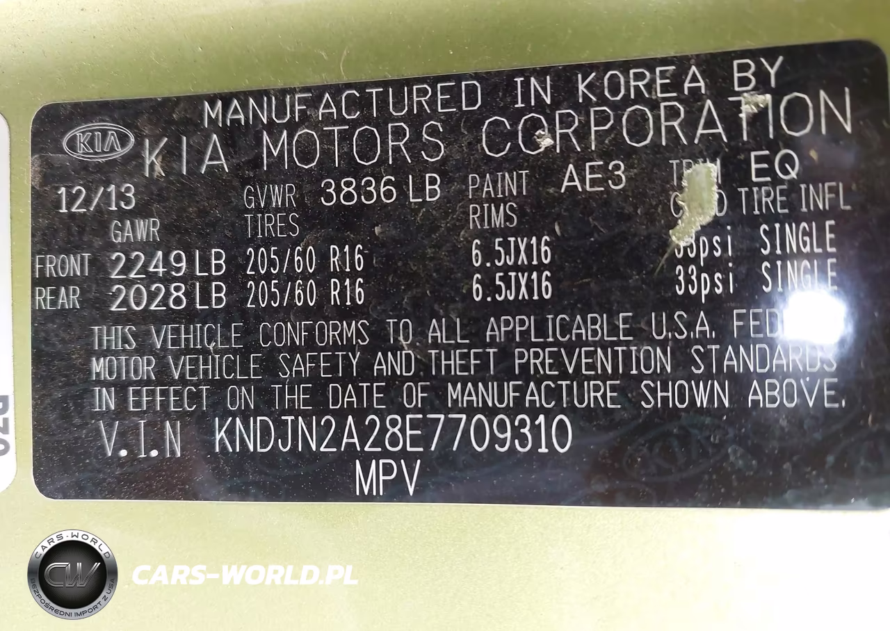 2014 Kia Soul VIN:KNDJN2A28E7709310 - 9