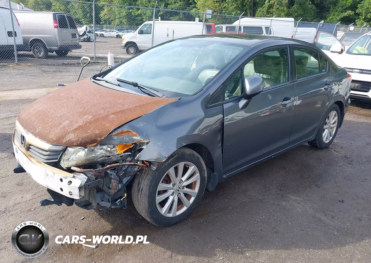 2012 Honda Civic Ex-L VIN:2HGFB2F95CH547840 - 2