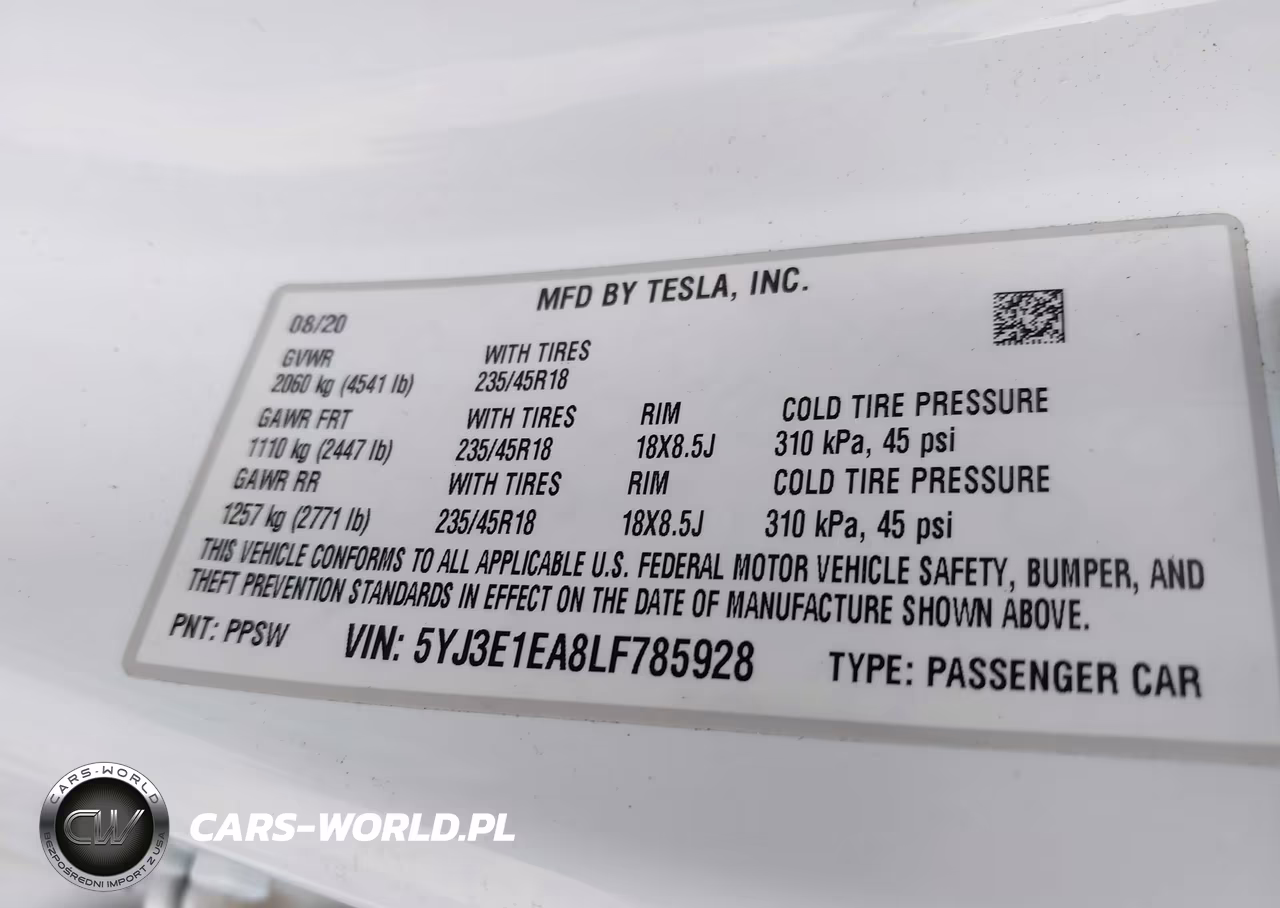2020 Tesla Model 3 Standard Range Plus Rear-Wheel Drive-Standard Range Rear-Wheel Drive VIN:5YJ3E1EA8LF785928 - 9