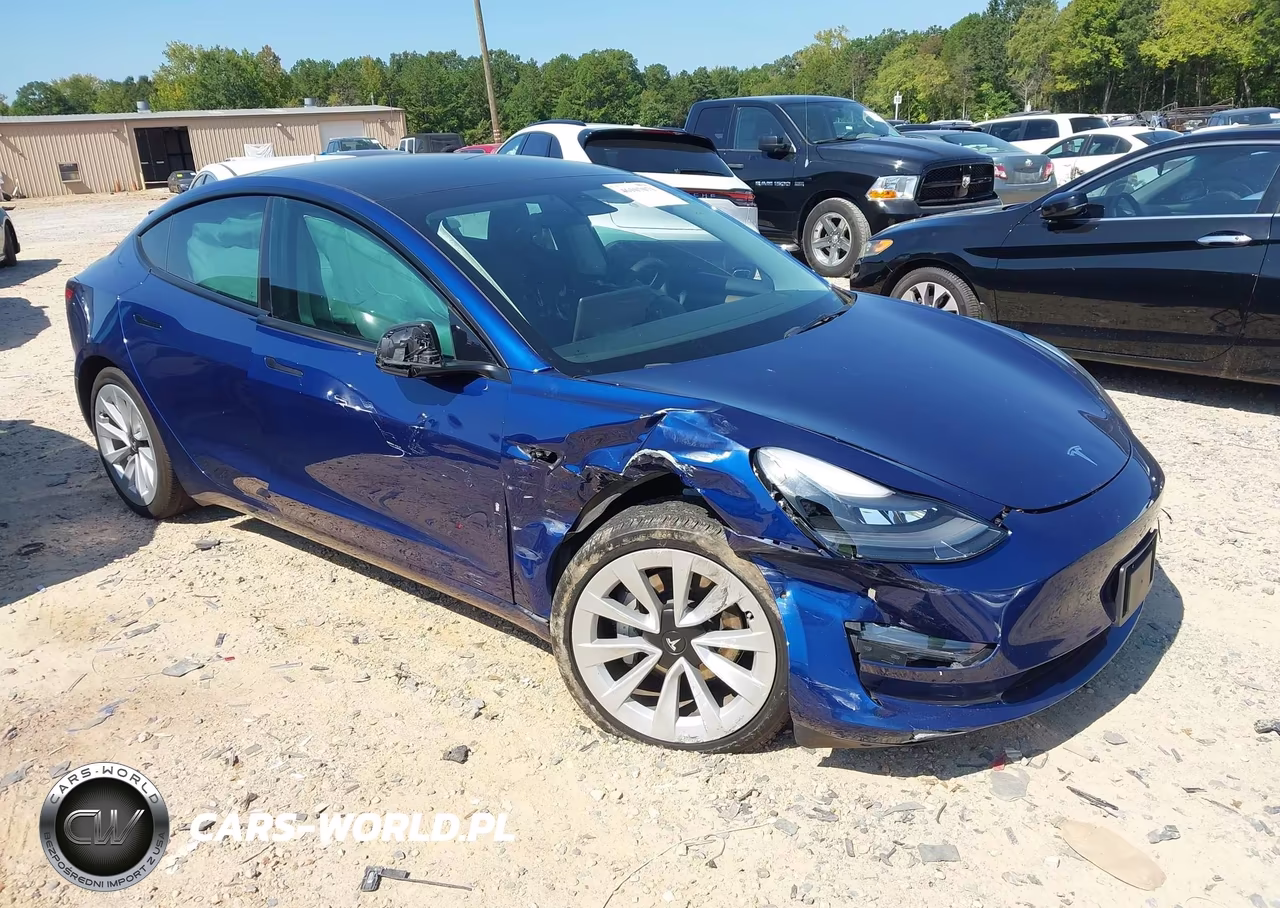 2021 Tesla Model 3 Standard Range Plus Rear-Wheel Drive VIN:5YJ3E1EA8MF096635 - 1