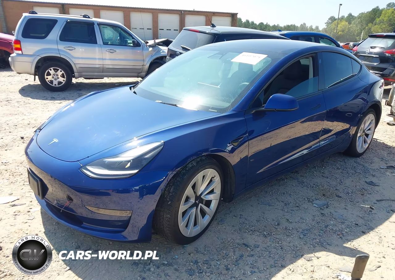 2021 Tesla Model 3 Standard Range Plus Rear-Wheel Drive VIN:5YJ3E1EA8MF096635 - 2