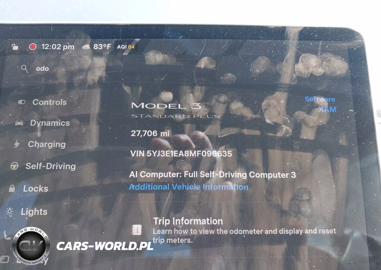 2021 Tesla Model 3 Standard Range Plus Rear-Wheel Drive VIN:5YJ3E1EA8MF096635 - 7