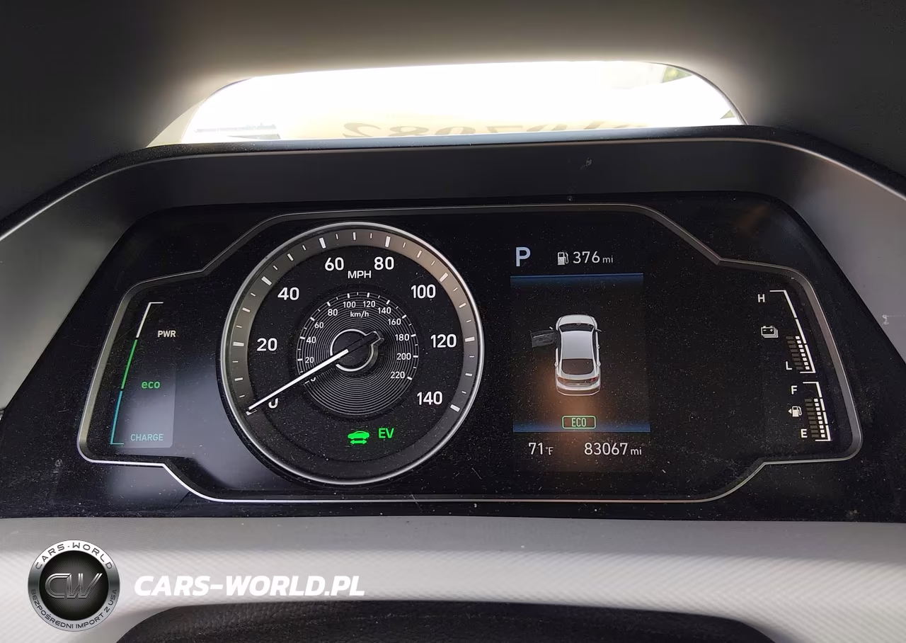 2020 Hyundai Ioniq Hybrid Blue VIN:KMHC65LC6LU221156 - 7